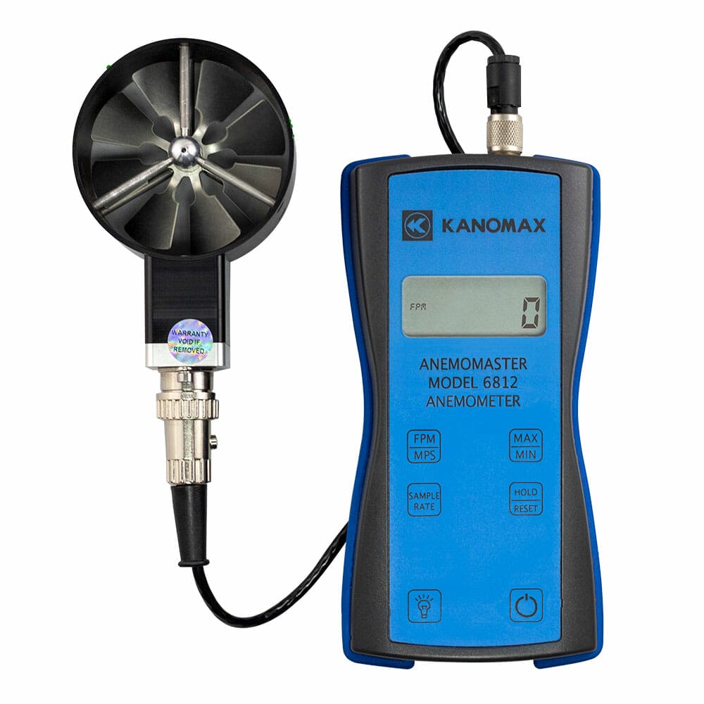 Kanomax Rotating Vane Anemometer - Model 6812